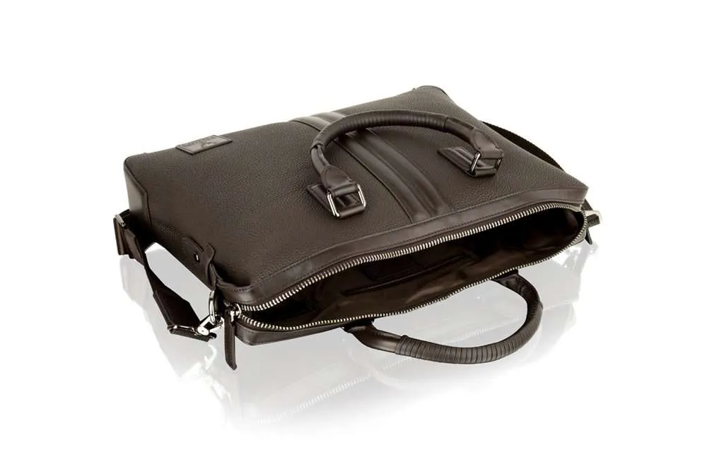  Tote Bag Contrast Leather 14.0″ Central Compartment
