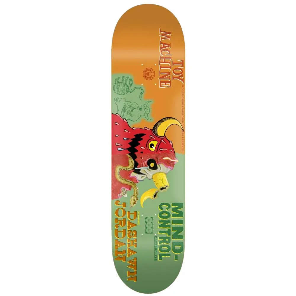 Toy Machine Skateboard Deck Dashawn Mind Control 8.38