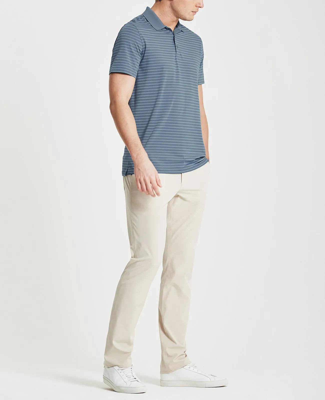     Trexler Stripe Polo   Green Label Collection  