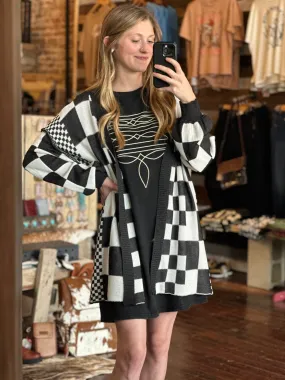 Triana Boot Stitch Graphic Tee Dress