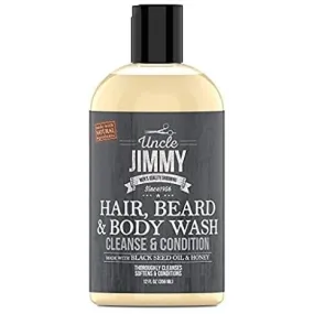 UNCLE JIMMY HAIR, BEARD & BODY WASH 12OZ