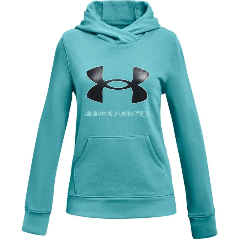 Under Armour Kids' UA Rival Fleece Logo Hoodie Cosmos / Breeze