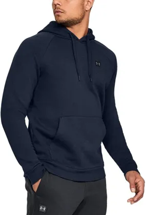 Under Armour Men's Rival Fleece Pullover Hoodie, Grey (Charcoal Light Heath/Black), X-Large