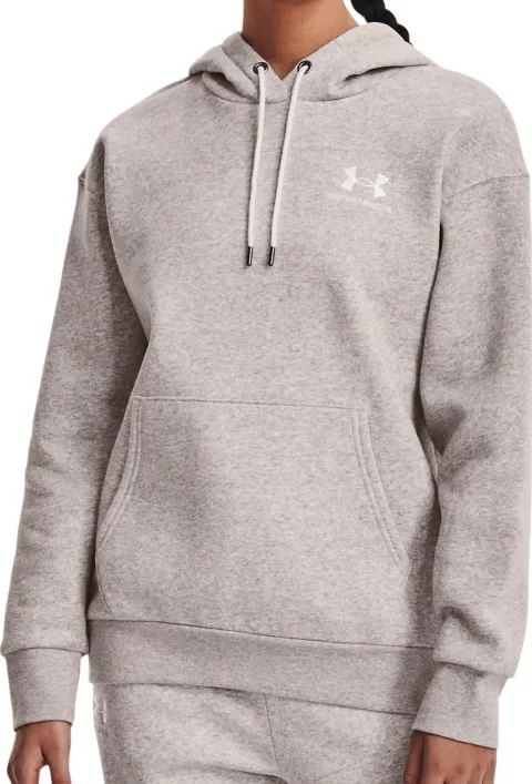 Under Armour Women's Essential Fleece Hoodie Ghost Gray | Buy Under Armour Women's Essential Fleece Hoodie Ghost Gray 