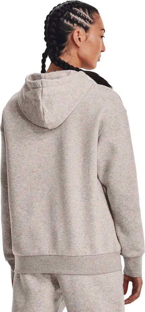 Under Armour Women's Essential Fleece Hoodie Ghost Gray | Buy Under Armour Women's Essential Fleece Hoodie Ghost Gray 