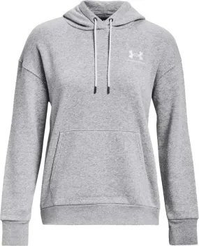 Under Armour Women's Essential Fleece Hoodie Mod Gray Light Heather | Buy Under Armour Women's Essential Fleece Hoodie