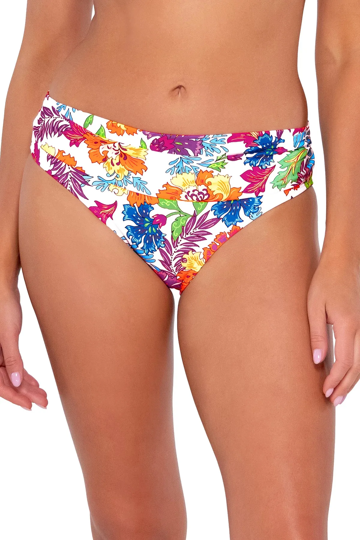 Unforgettable Banded Hipster Bikini Bottom