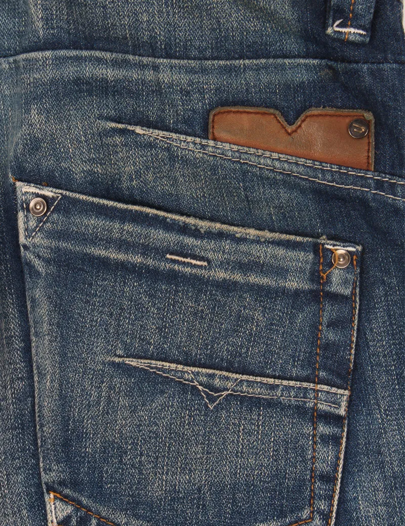 Uniform Reworks Diesel Darron Dirty Blue Jeans 30X32