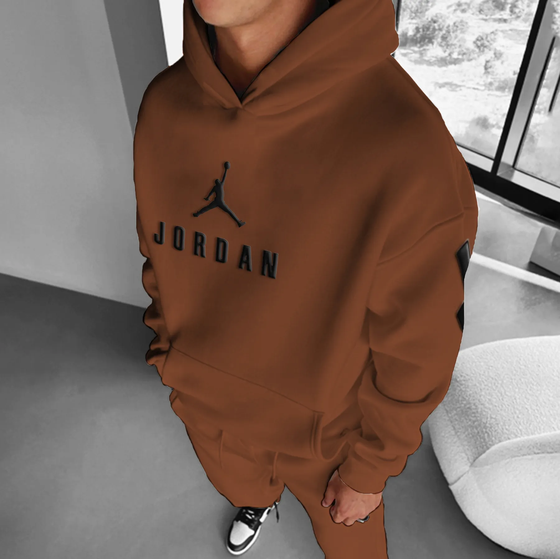 Unisex Jumper Basketball Oversized Hoodie 