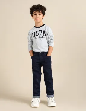 U.S. Polo Assn. Kids Boys Slim Fit Blue Jeans