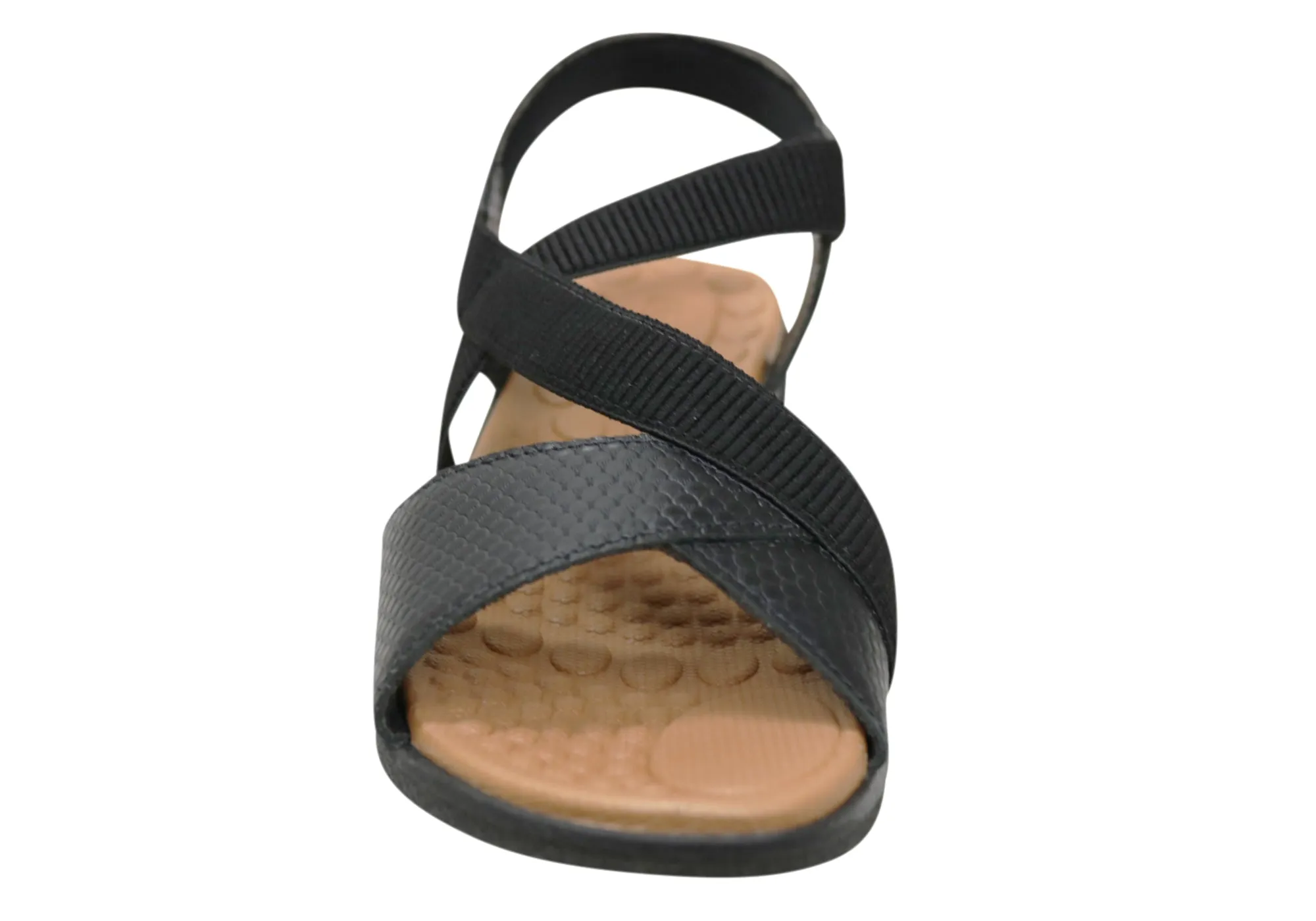 Usaflex Beatrix Womens Comfortable Leather Sandals Made In Brazil