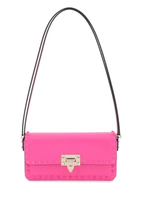 Valentino garavani rockstud23 east-west leather shoulder bag 3W0B0M77AZS PINK PP