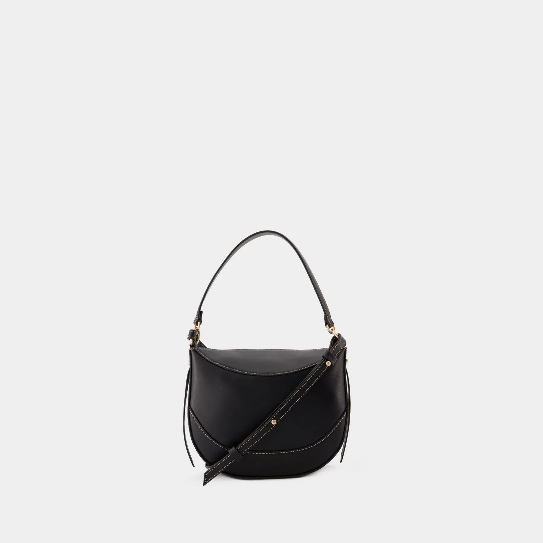 Vanessa Bruno  Mini Daily Shoulder Bag - Vanessa Bruno - Leather - Black