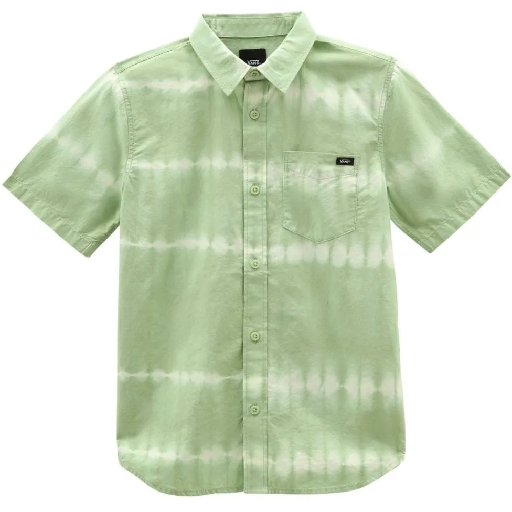 Vans | Peace of Mind Woven Short Sleeve | Green Tie-dye