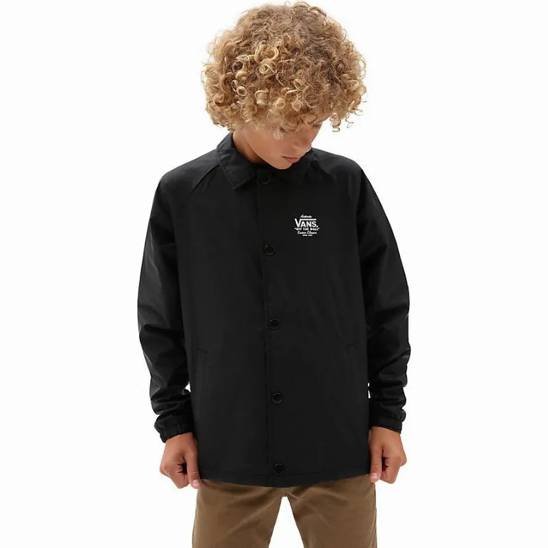 Vans BOYS TORREY JACKET (8-14+ YEARS) (BLACK-WHITE) BLACK