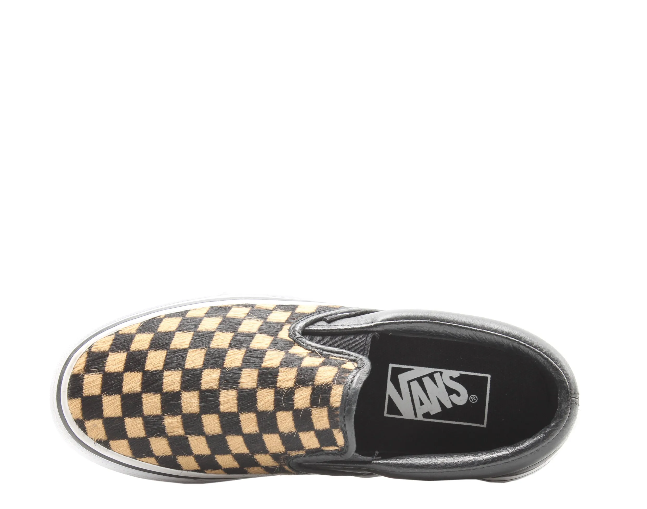 Vans Classic Slip On Calf Hair Low Top Sneakers