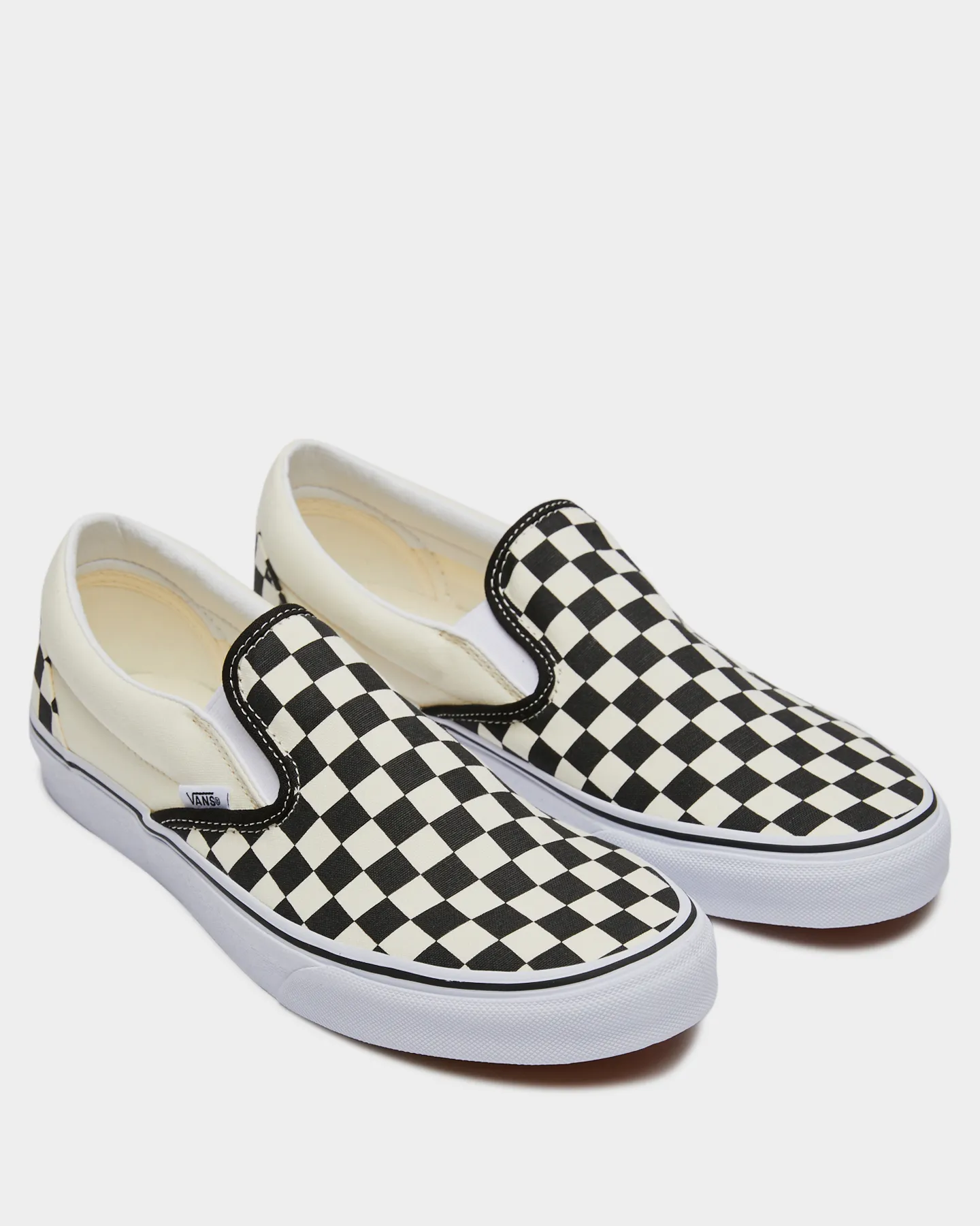 Vans Classic Slip On Shoe - Black/White Checker | SurfStitch