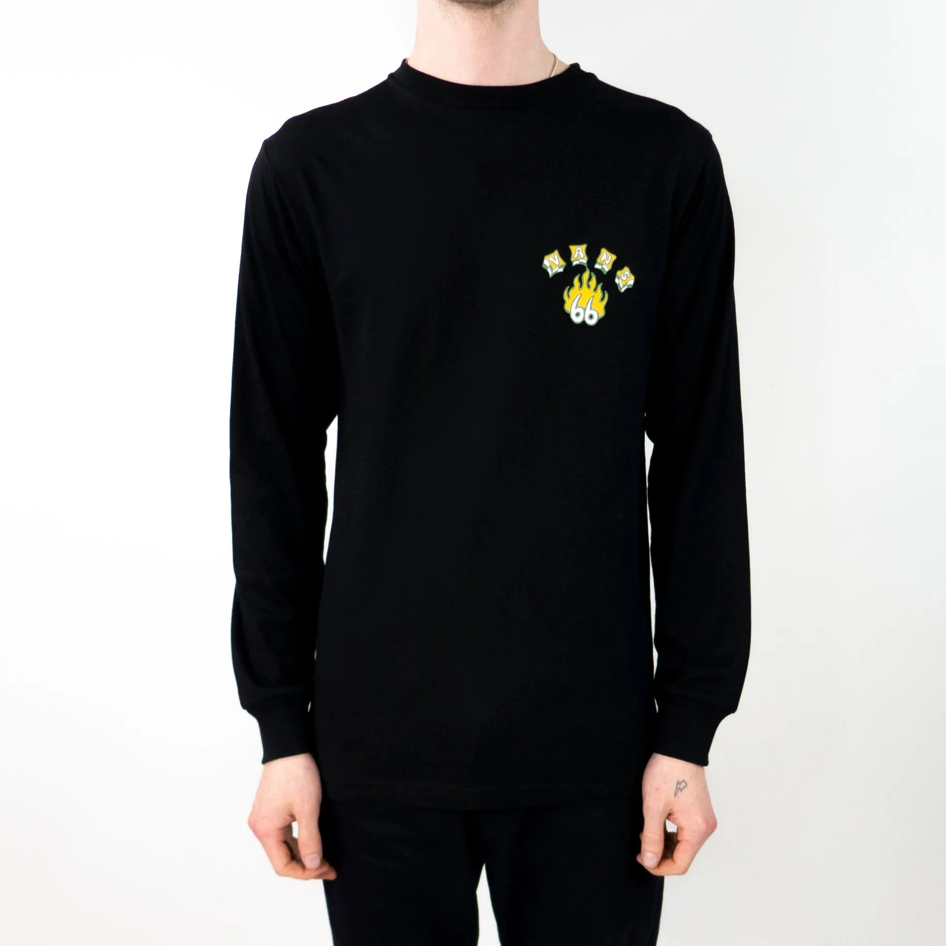 Vans Shattered Balance Long Sleeve T-Shirt - Black exclusive at Remix