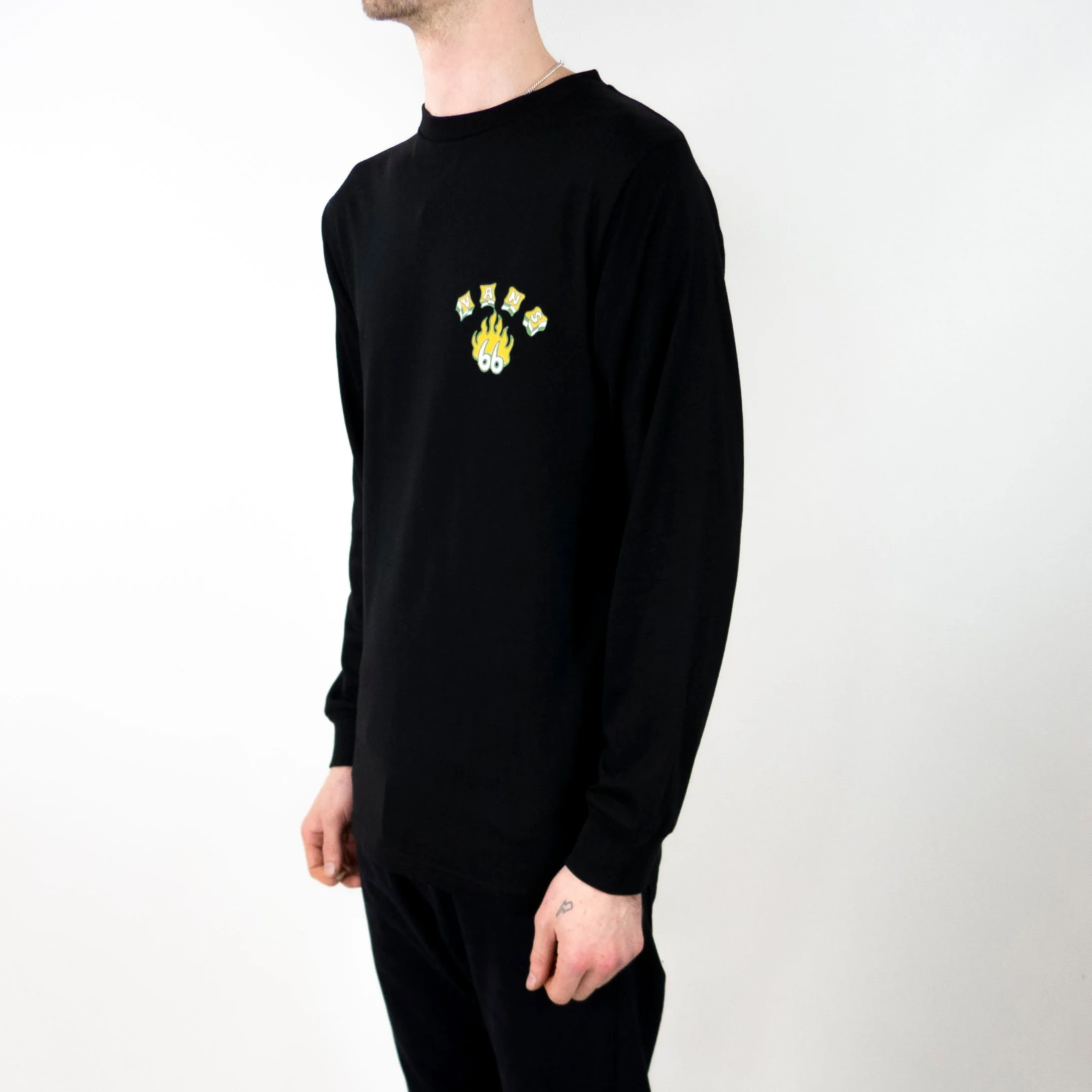 Vans Shattered Balance Long Sleeve T-Shirt - Black exclusive at Remix