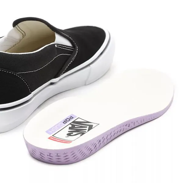 Vans Skate Slip On Black - White