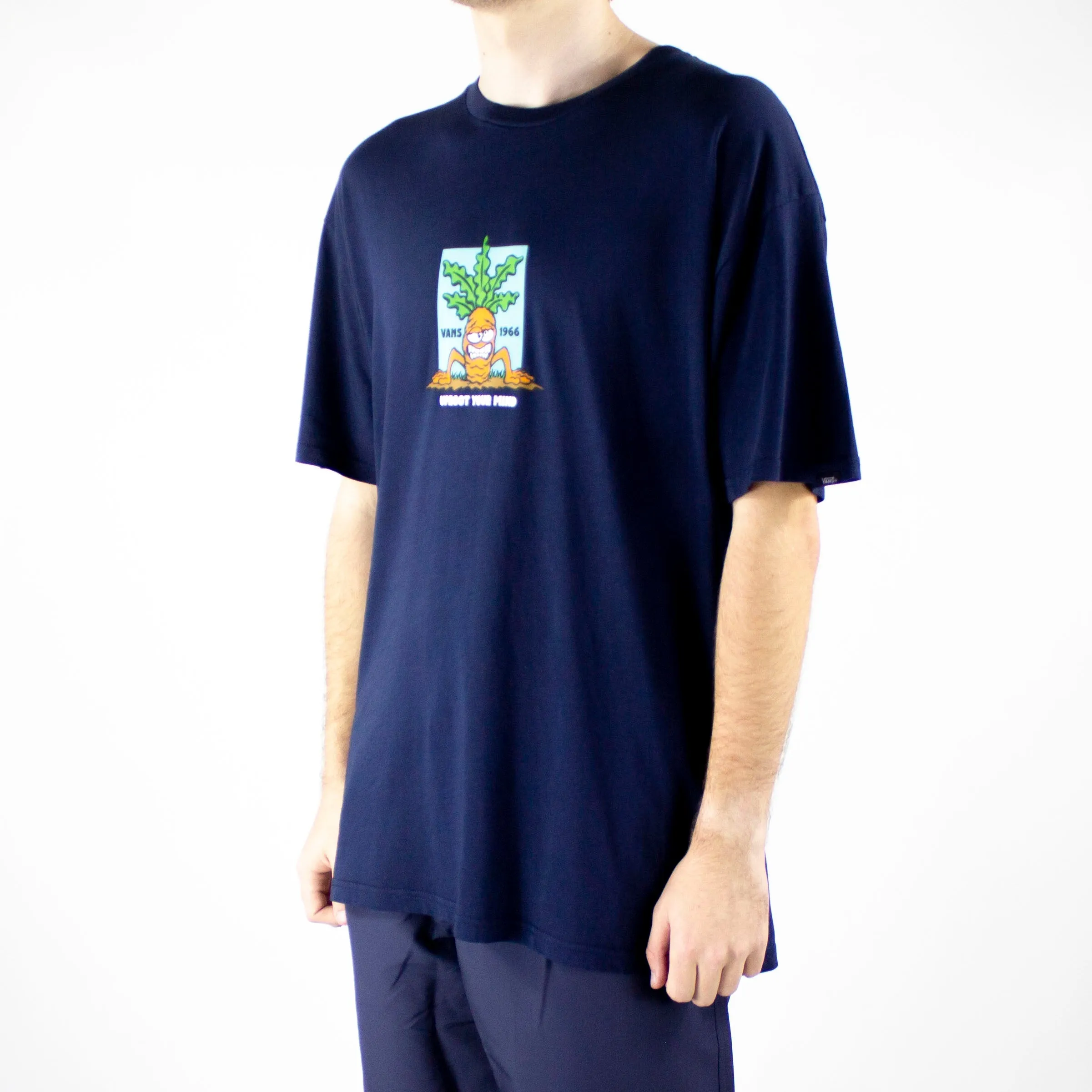 Vans Uproot Your Mind Overdye T-Shirt - Blue exclusive at Remix