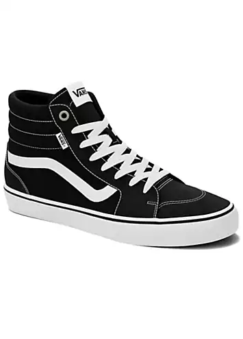 Vans Women’s Black & White Filmore Hi Trainers | Grattan