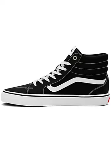 Vans Women’s Black & White Filmore Hi Trainers | Grattan