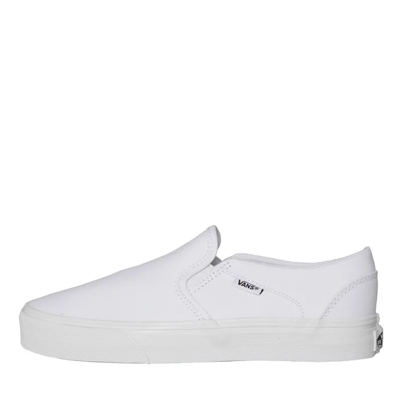 Vans Womens Asher Slip-On Trainers True White/True White