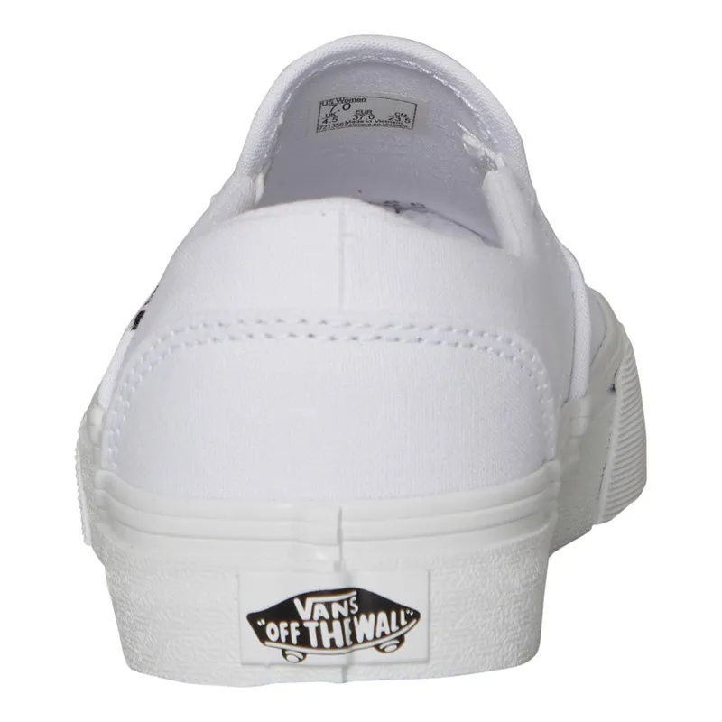 Vans Womens Asher Slip-On Trainers True White/True White