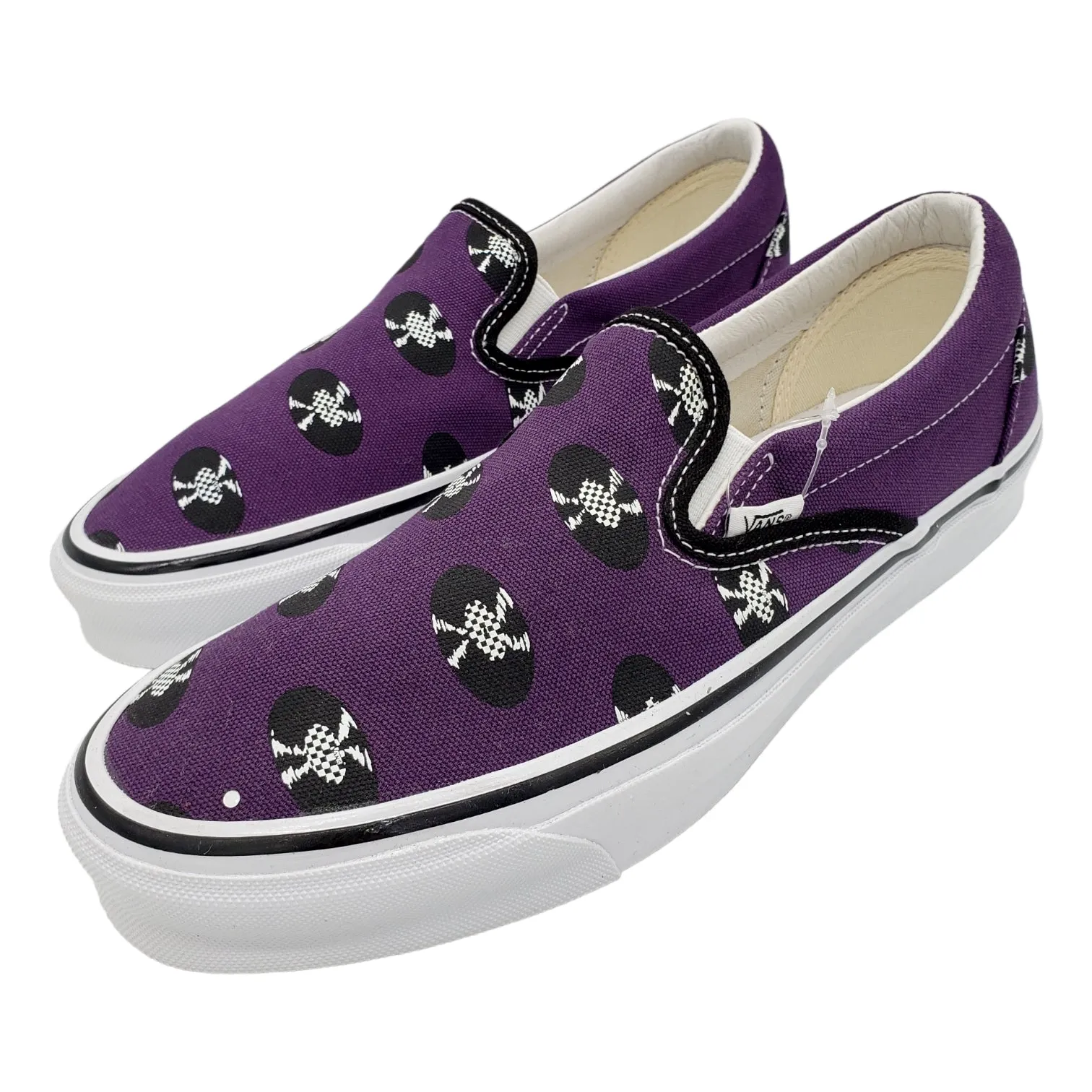 Vans x Wacko Maria Purple Slip On Canvas Trainers