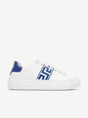 Versace Kids La Greca Trainers in White