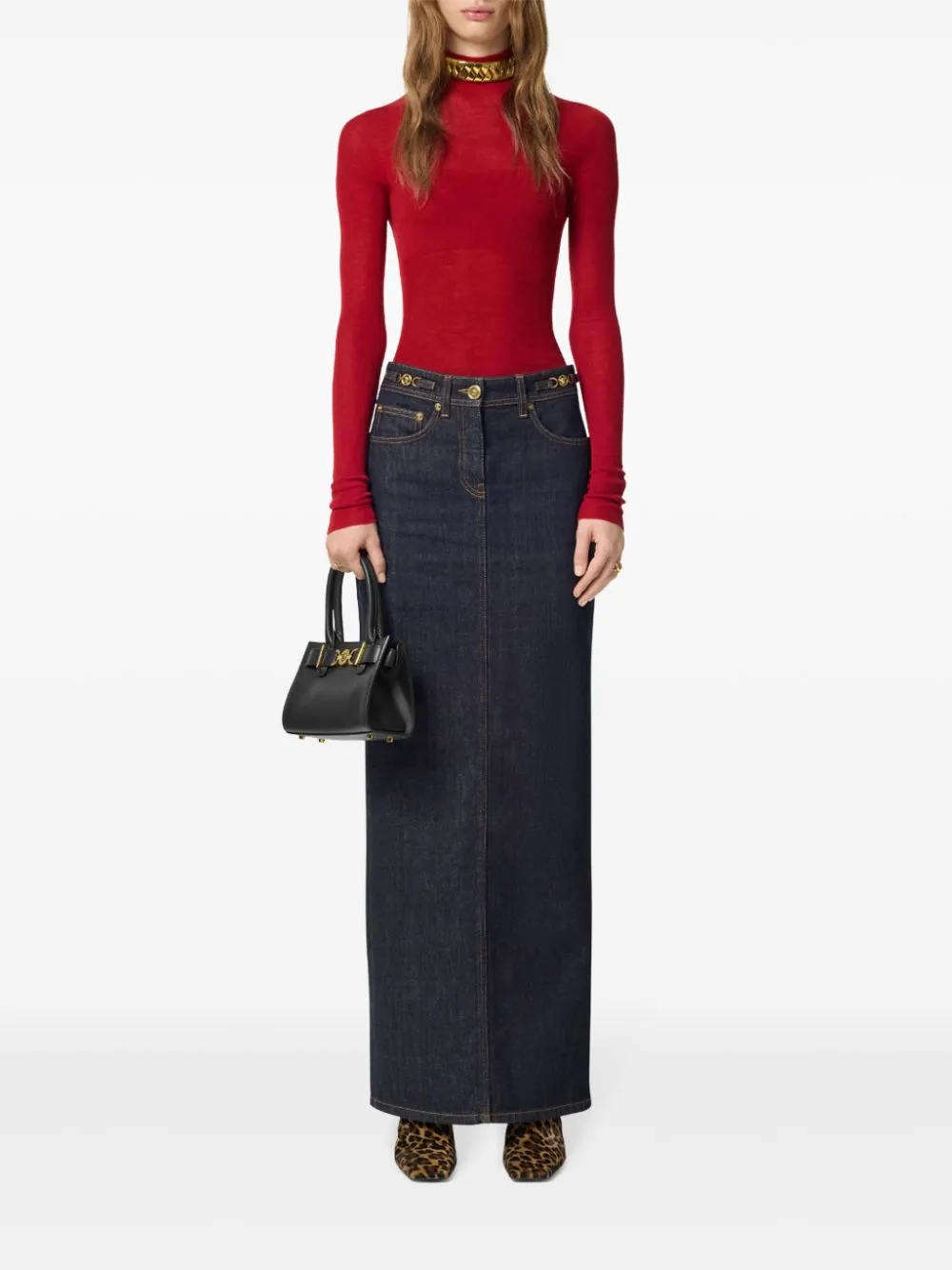 VERSACE - Women Denim Skirt