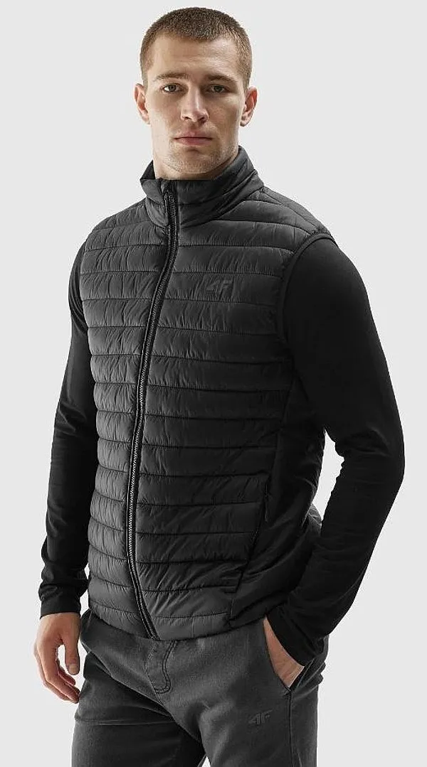 vest 4F 4FAW23TVESM062 - 20S/Deep Black - men´s