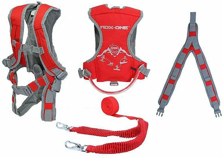 vest Mdxone Static Ski Harness - Red