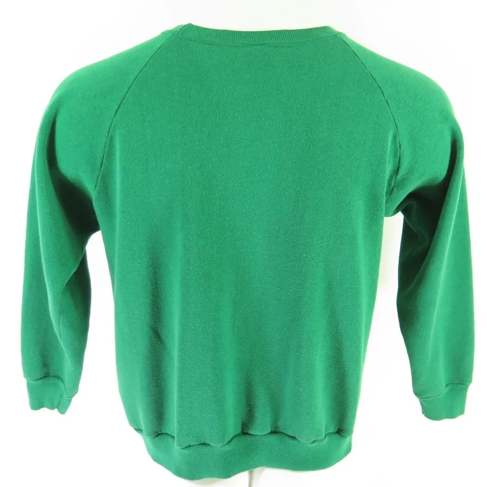 Vintage 80s Boston Celtics Champion Sweatshirt M NBA Basketball Green