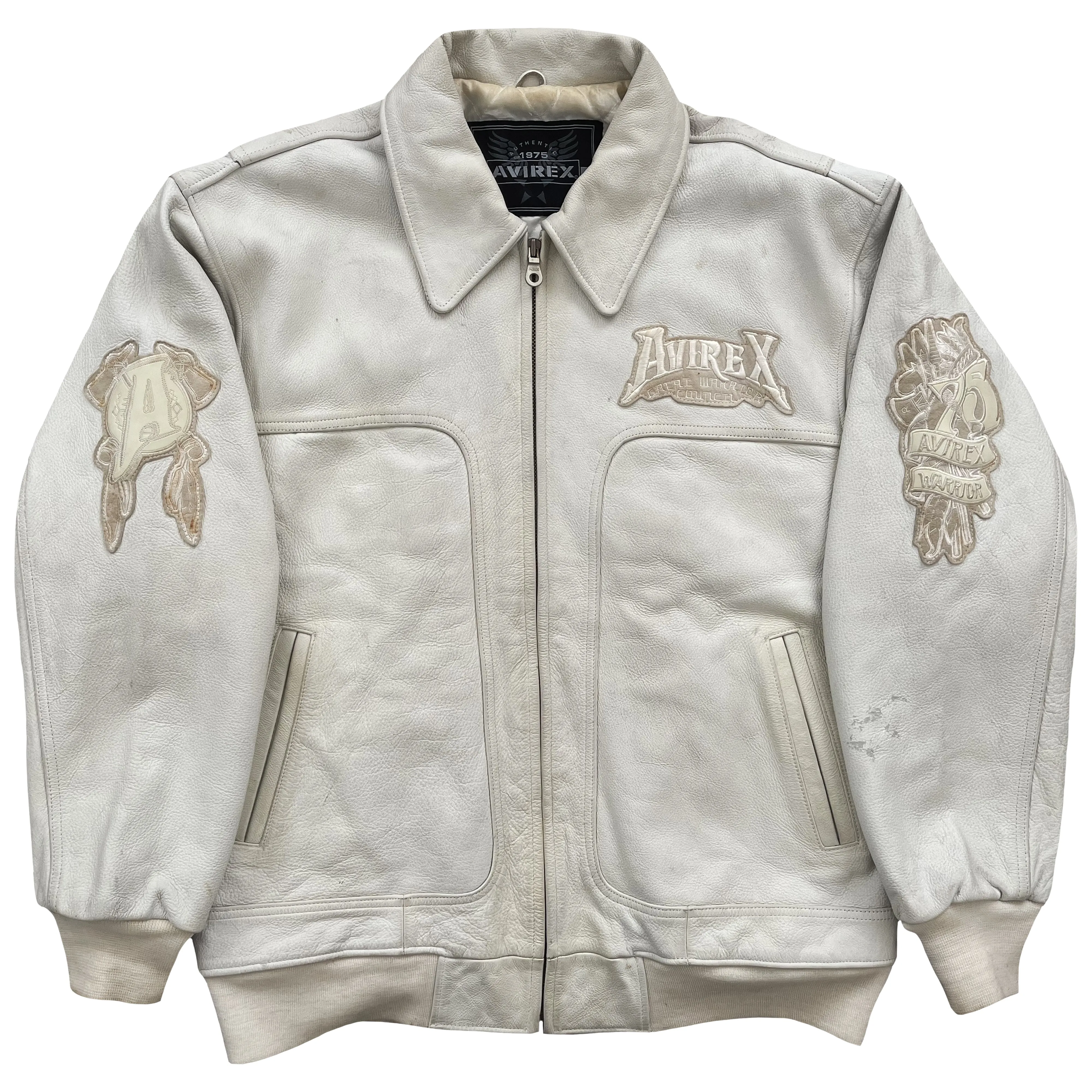 Vintage Avirex Leather Varsity Jacket