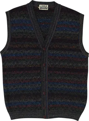 Vintage Knitted Sleeveless Vest College by Marcazzani | ThriftTale