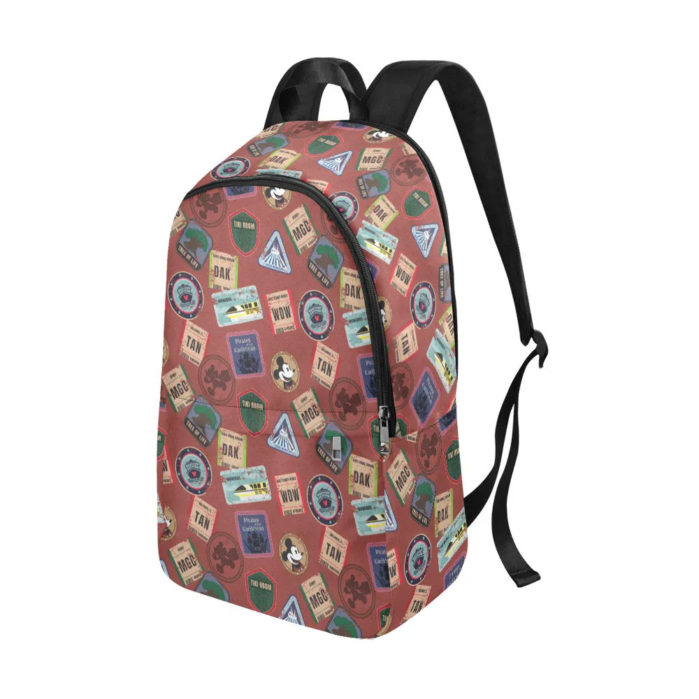 Vintage Travel Fabric Backpack