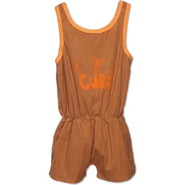 Wander & Wonder Beach Romper, Cinnamon