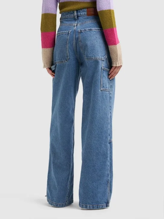 Weekend Max Mara   Cisa cotton denim wide jeans 