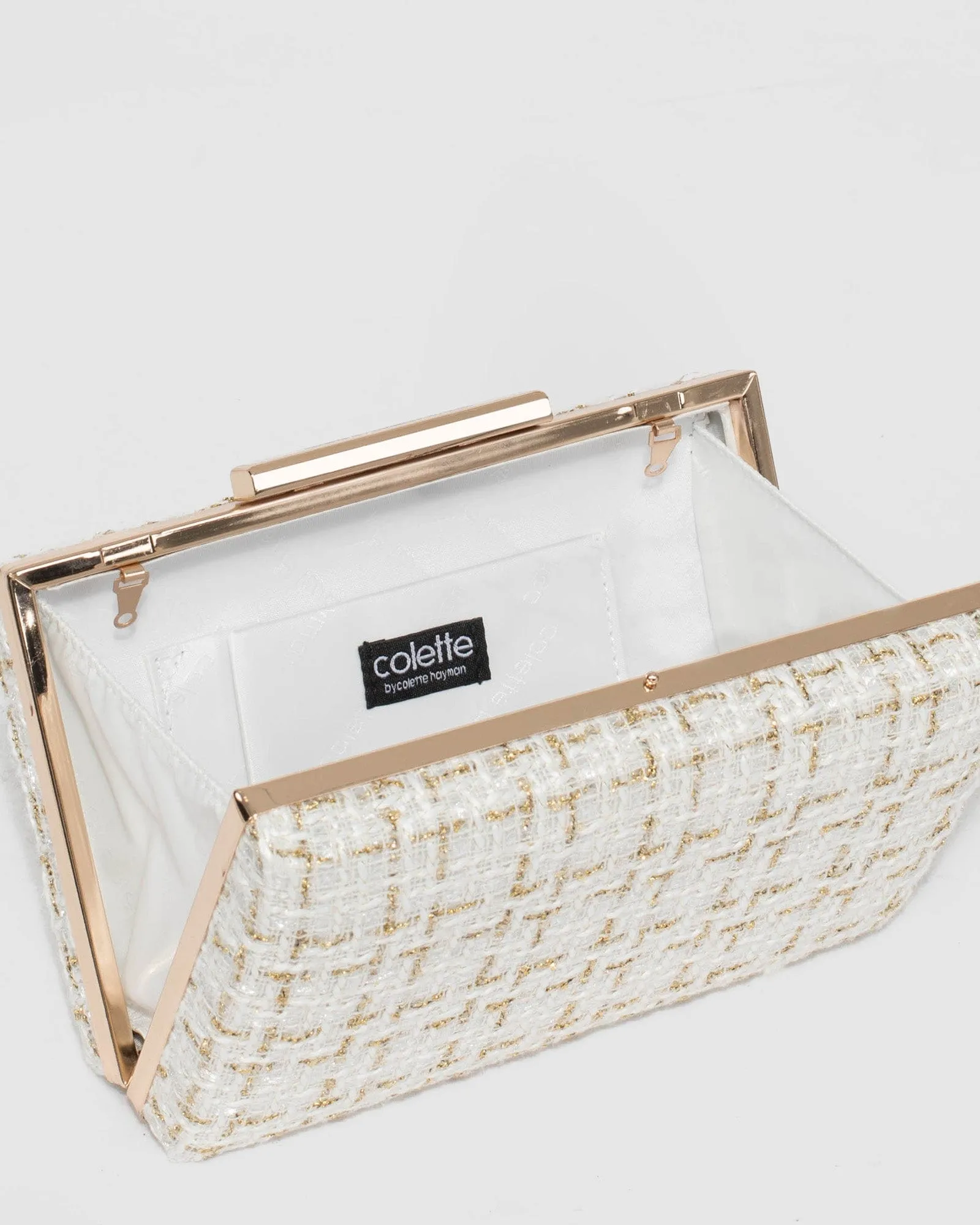 White Jaimi Clutch Bag
