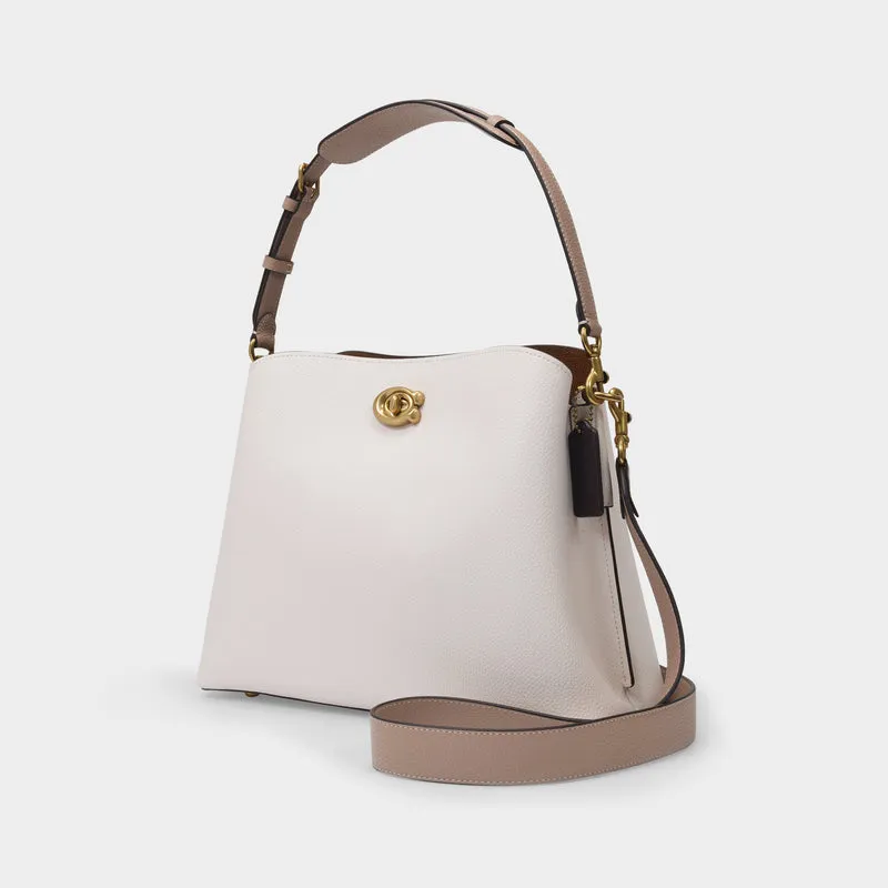 Willow Bag in Chalk Multileather