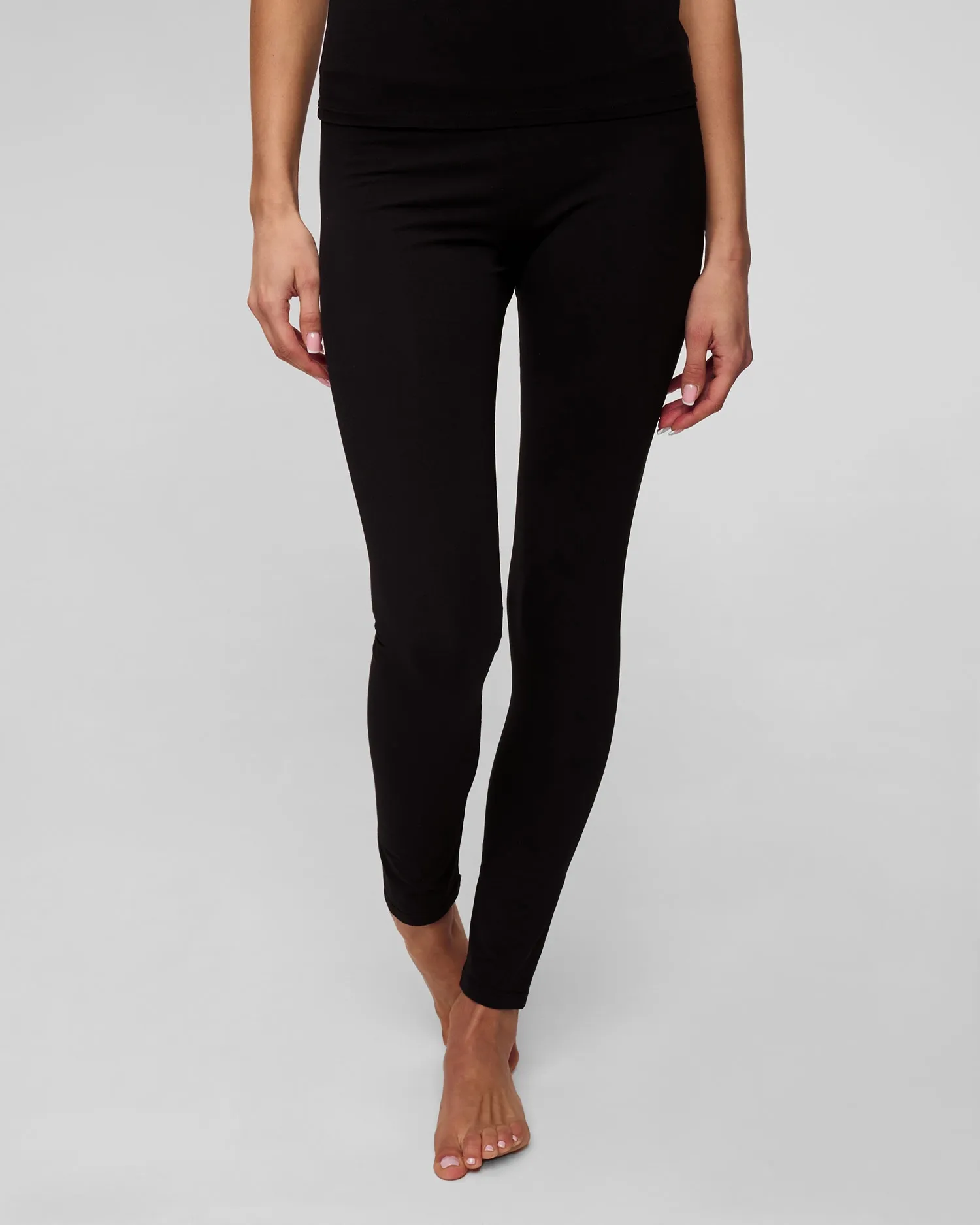 Women's black leggings Deha A00175-10009