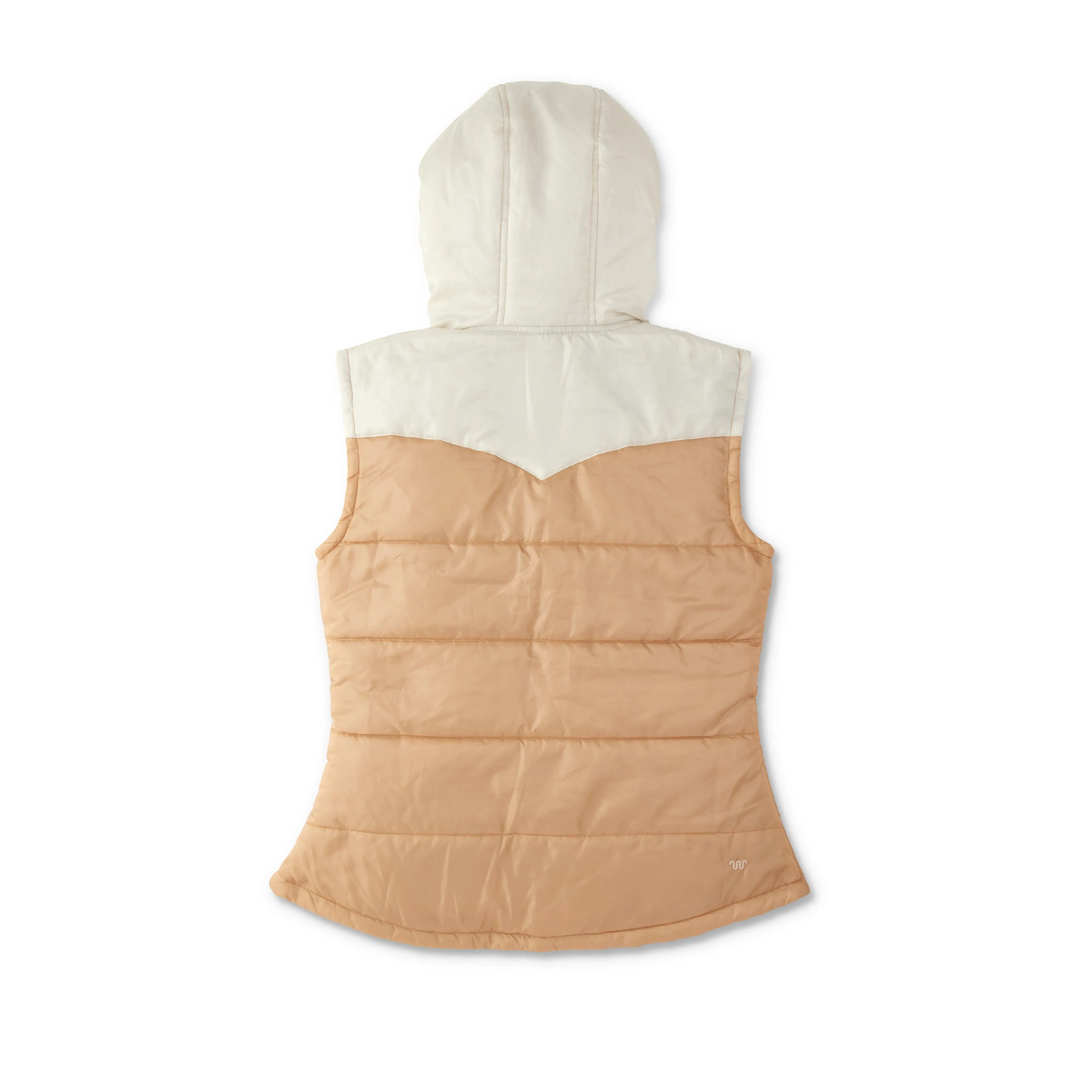 Women's Colorblock Western Puff Vest
