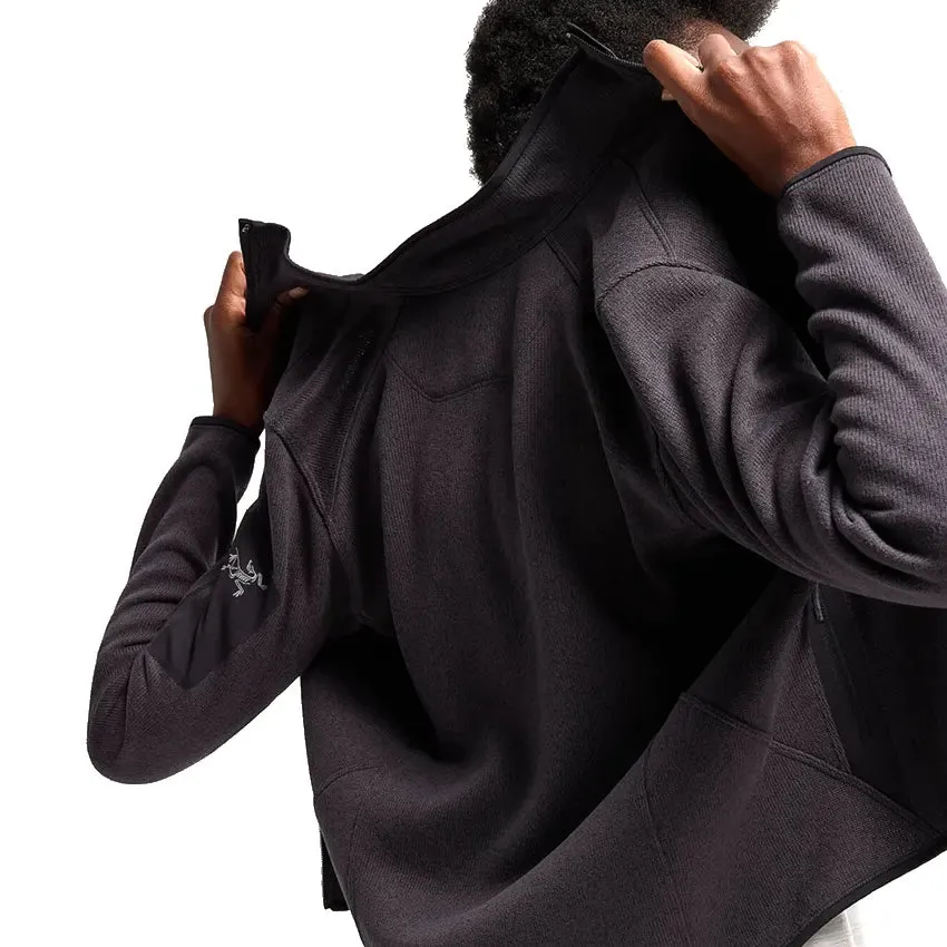 Women's Covert Cardigan - Black Heather II
