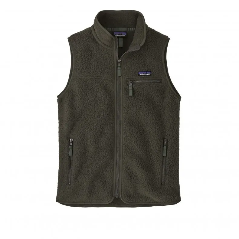 Women's Patagonia Retro Pile Fleece Vest (Pine Needle Green)