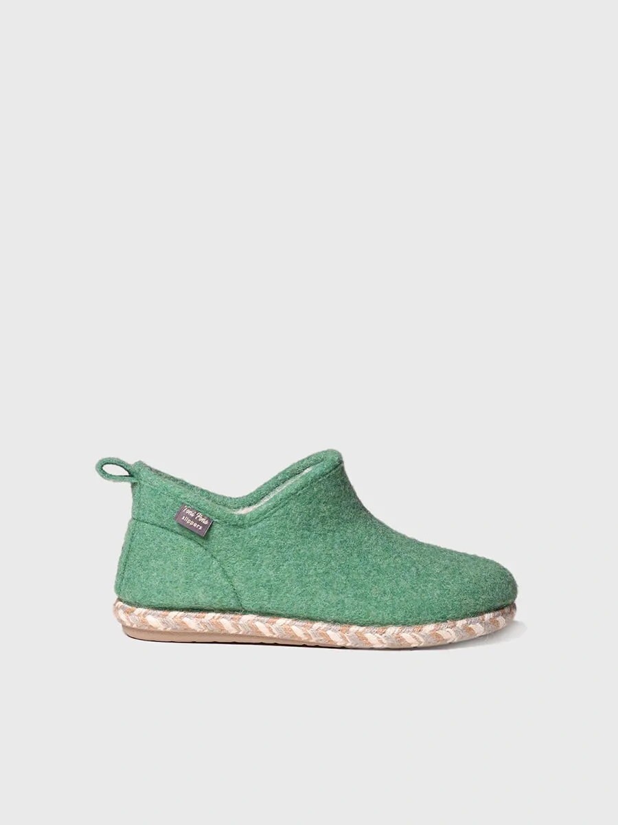 Women's Slipper in Raw Felt - DUNA-FP