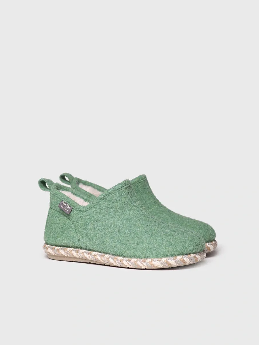 Women's Slipper in Raw Felt - DUNA-FP