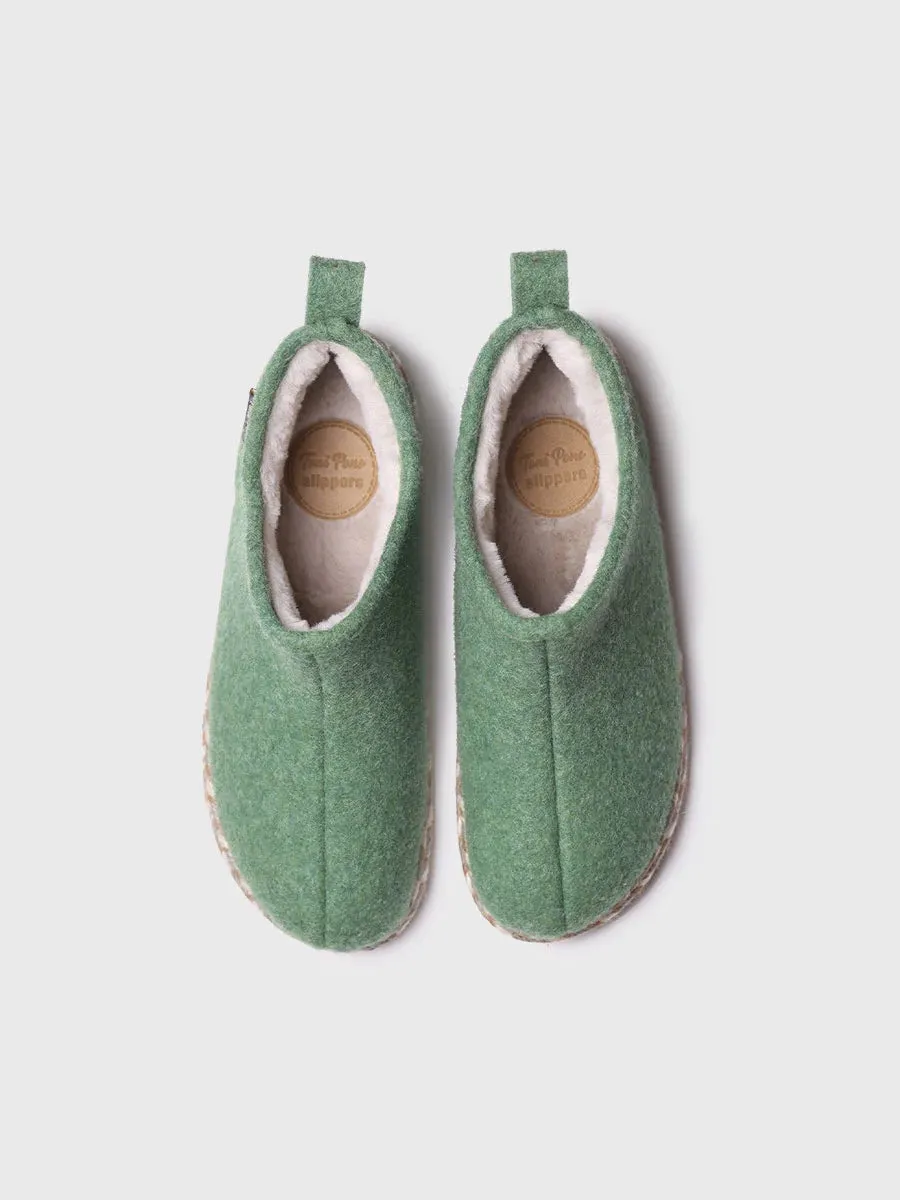 Women's Slipper in Raw Felt - DUNA-FP