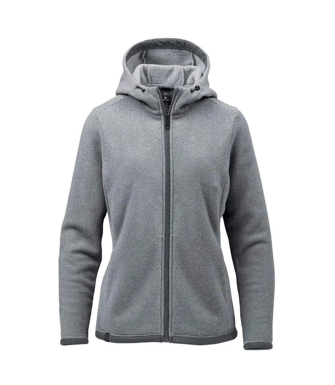 Womens/ladies medusa fleece full zip hoodie zinc Stormtech